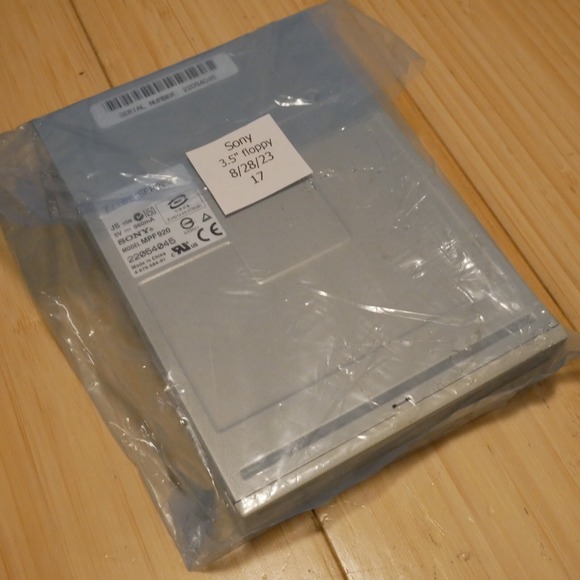 Sony Other - NOS Sony‎ MPF920 Internal Desktop 3.5 inch Floppy Disk Drive 1.44MB - Tested  17